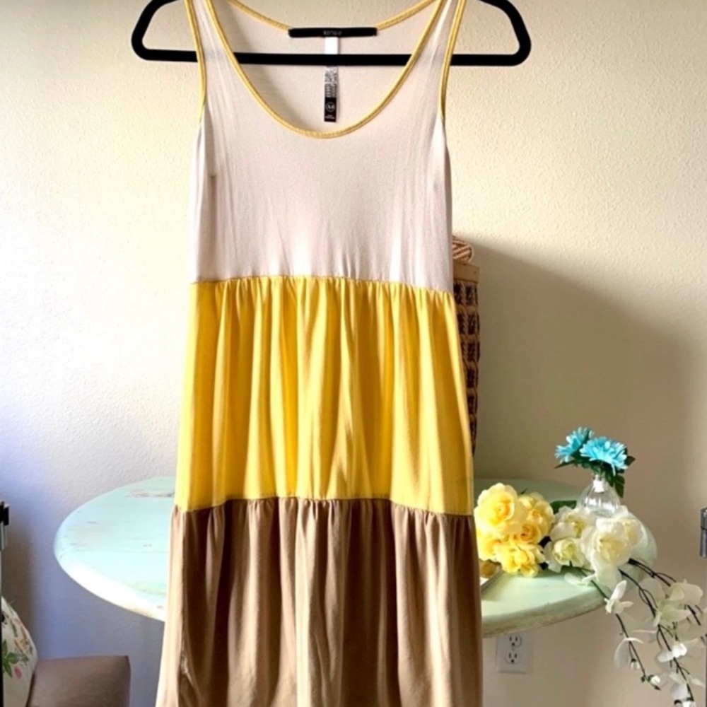 Kensie Tiered Loose Sundress XS